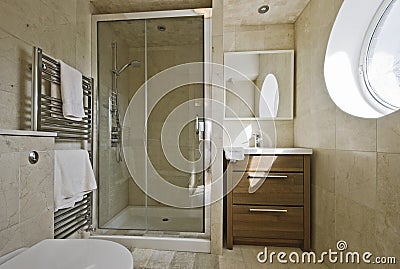 Stunning bathroom Stock Photo