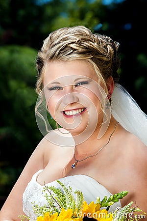 Stunning Bride Stock Photo