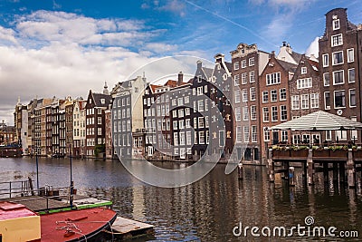 Stunning Canal Houses in Amsterdam Editorial Stock Photo