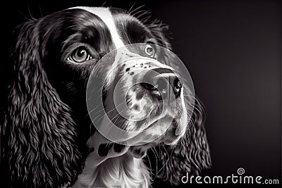 Stunning dog portrait Stock Photo