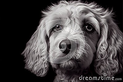 Stunning dog portrait Stock Photo