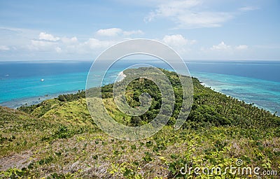 Stunning Dravuni Island Scenic View Stock Photo