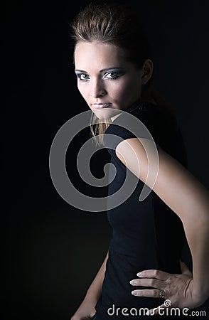 Stunning Fashion Model Stock Photo