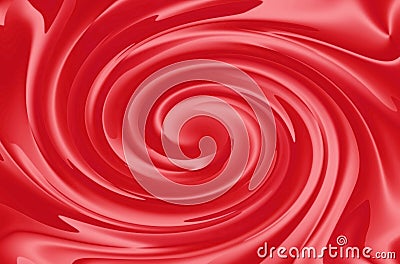 Stunning gradient red marbling spiral for abstract backdrop Stock Photo