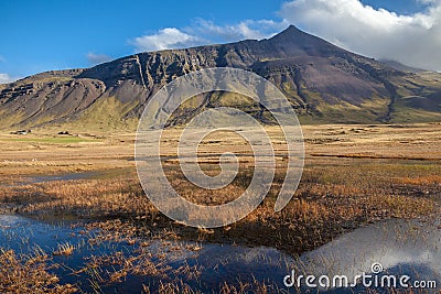 Stunning Iceland Landscape Stock Photo