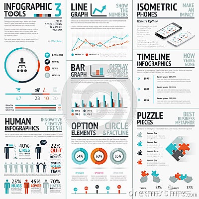 Stunning infographic elements vector set for your Vector Illustration