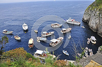 Stunning Island of Capri, Italy Editorial Stock Photo