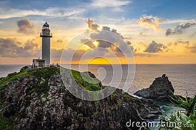 Stunning Lighthouse in the island Stock Photo