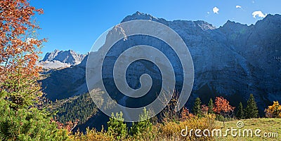 Stunning mountain landscape in autumn, tirol austria Stock Photo