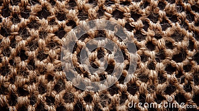 Contrasting Close-up: A Brown Cloth In The Style Of Marianna Rothen Stock Photo