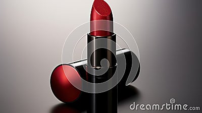 Stunning red lips, classic beauty, statement-making, makeup sophistication. Crafted with precision. Generated by AI Stock Photo