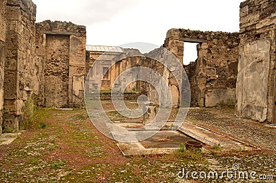 Stunning Ruins of the Ancient City of Pompeii Editorial Stock Photo