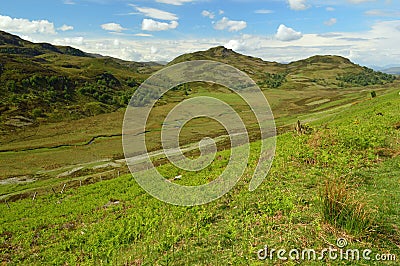 Stunning scenery on the General Wades military road Scotland Stock Photo