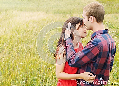 Stunning sensual outdoor portrait of young stylish attractive co Stock Photo