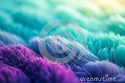 Stunning Teal to Purple Gradient Background A Smooth Color Transition for Captivating Design Projects Stock Photo
