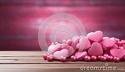 Stunning and vibrant love hearts backgrounds perfect for valentines day greeting cards Stock Photo
