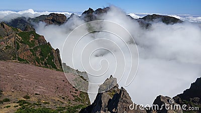 View from the skies. Madiera, Portugal. Stock Photo