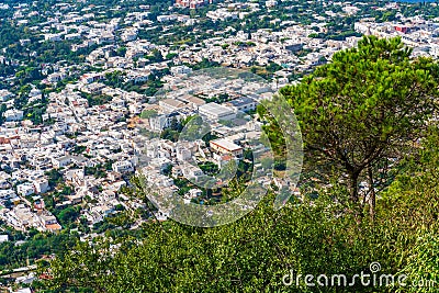 Stunning views of Capri Stock Photo