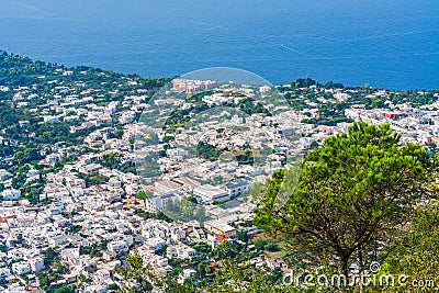 Stunning views of Capri Stock Photo