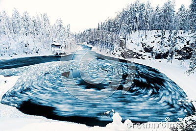 Stunning winter landscape Stock Photo