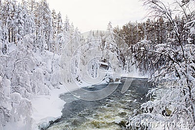 Stunning winter landscape Stock Photo