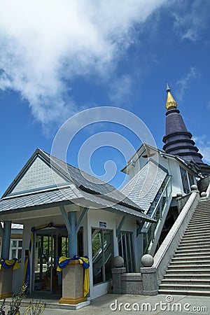 Stupa On Doi Inthanon Stock Photo