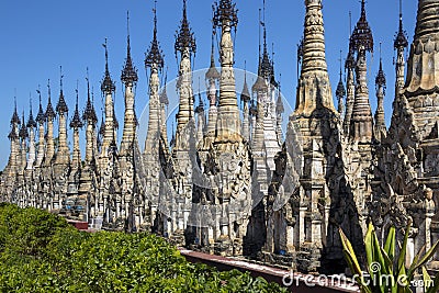 Kakku Temple - Shan State - Myanmar (Burma) Stock Photo
