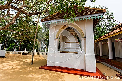 Stupa in Kothduwa temple building in Sri Lanka Stock Photo