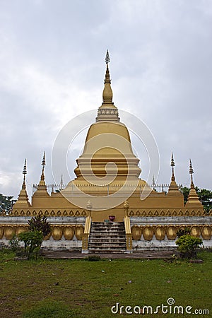 Stupa in Muang Xai Stock Photo