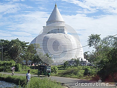 Stupa in Yala, Sri Lanka Editorial Stock Photo
