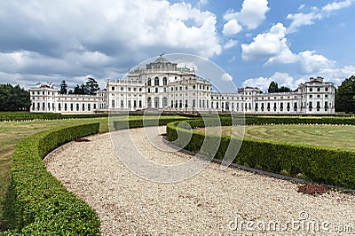 Stupinigi royal hunting palace Stock Photo