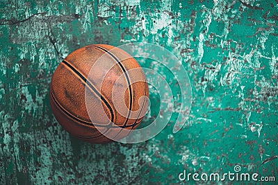 Sturdy Basketball equipment floor. Generate Ai Stock Photo