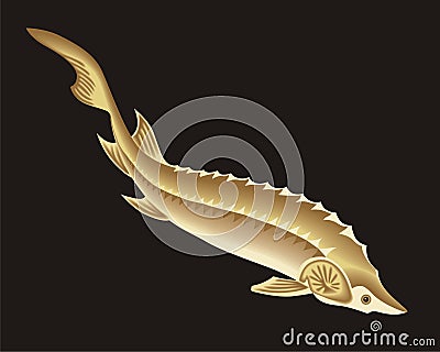Sturgeon Cartoon Vector | CartoonDealer.com #16173415