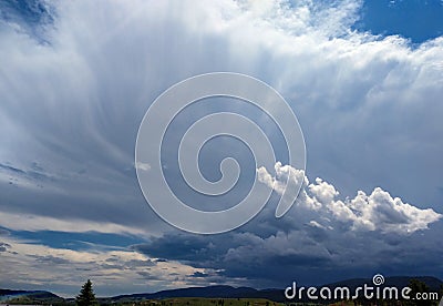 Sturgis storms Stock Photo