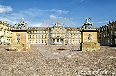 Stuttgart Castle Stock Photo