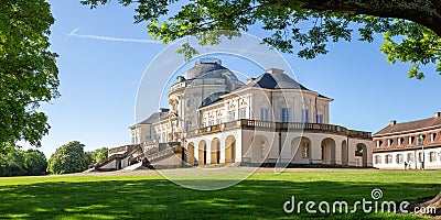 Stuttgart Solitude Castle architecture travel panorama in Germany Stock Photo