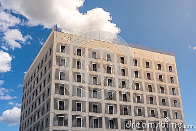 Stuttgart Stadtbibliothek Architecture City Library Famous Modern Contemporary Building Stock Photo