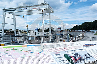 Stuttgart21 tunnel drilling site Editorial Stock Photo