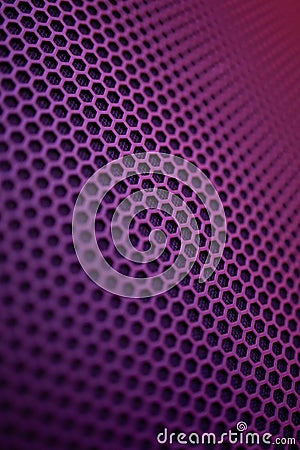 Style Abstrac modern background: metal honeycomb grill Stock Photo