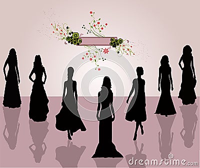 Style fashion women - vector Vector Illustration