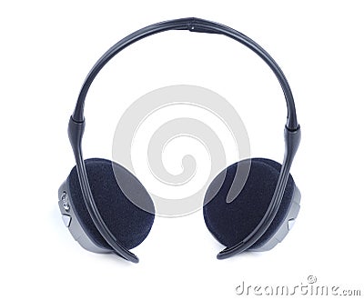 Style Wireless Stereo Phones Stock Photo