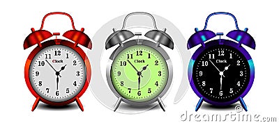 Stylish alarm clock Stock Photo