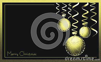 Stylish Christmas business greeting card Stock Photo