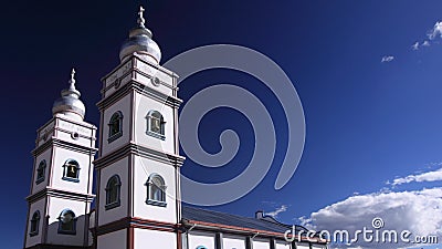 Stylish Church in El Alto, Bolivia Stock Photo