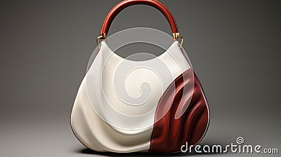 Stylish Curve Handbag - 3d Model In Ryan Hewett Style Stock Photo