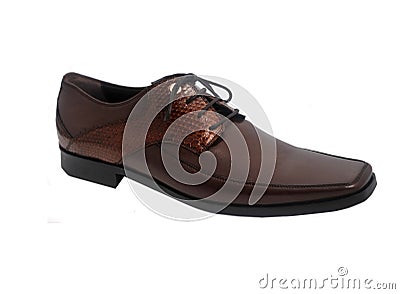 Stylish designer mens shoes Stock Photo