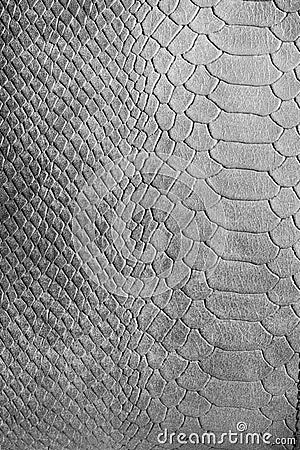 Stylish elegant crocodile faux leather pattern, close up shot for texture detail Stock Photo