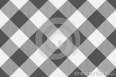 Stylish grayscale gingham pattern. Perfect for textile design, website backgrounds, or adding a touch of rustic elegance to your Vector Illustration