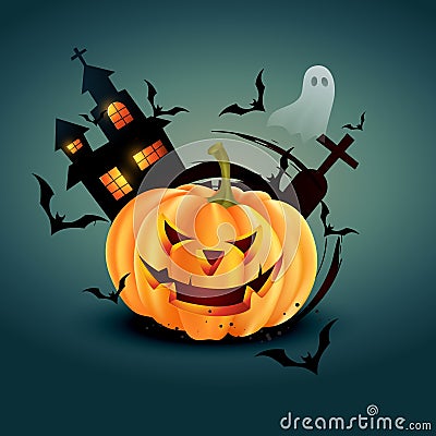 Stylish halloween design Vector Illustration