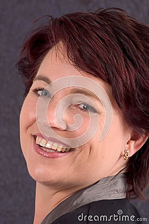 Stylish mature woman Stock Photo